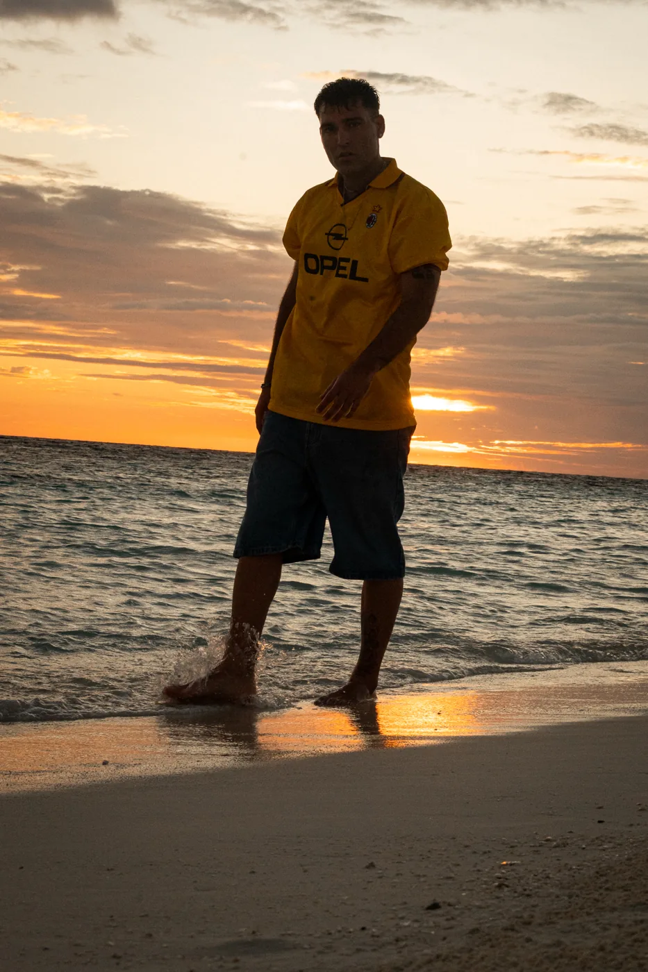 Shooting in spiaggia