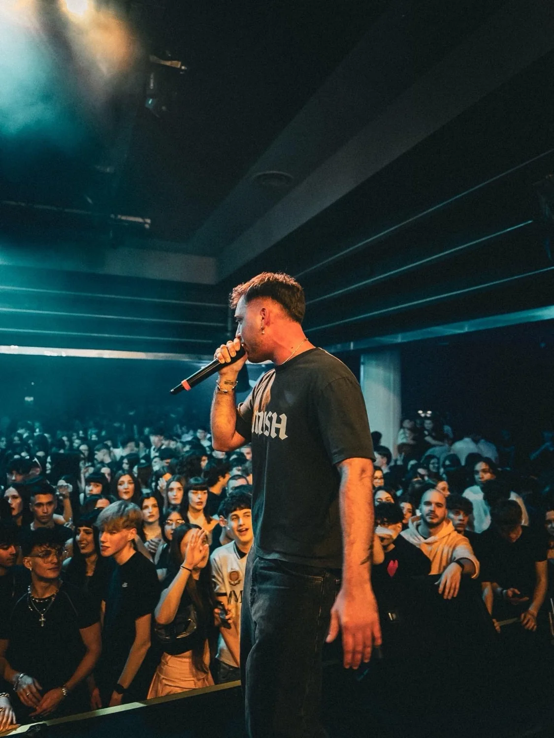 Live in club, il pubblico sotto il palco